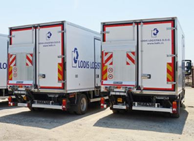 Plataformas de carrocerias — frota equipada com plataformas elevatórias